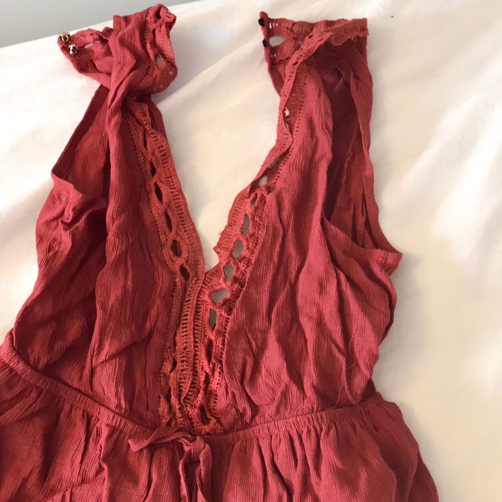 Red romper - Picture 2 of 3